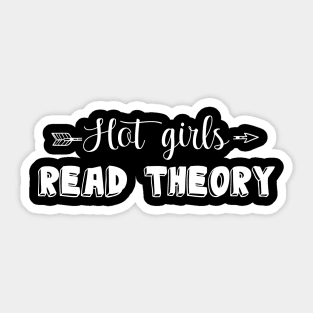 HOT Girls Read Books Reading Lover Sticker